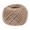 1Roll 50M Natural Burlap Hessian Jute Twine Cord Hemp Rope String 2mm Rusti