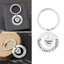 Teacher Jewelry Thank You Teachers Necklace Gifts Charm Heart Love New Pend O3L2