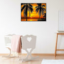 5D DIY Full Drill Diamond Painting Sunset Tree Cross Stitch Embroidery Kits
