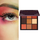 Gray 9 Colors Eye Shadow Long-Lasting Waterproof Palette Matte Shimmer Glit