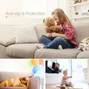 1 Pair Beige Anti-dirty Elastic Sofa Armrest Covers Armchair Slipcovers
