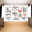 Valentines Day Theme Studio Digital Photo Canvas Background Cloth Backdrop A