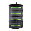 Drying Net Multi-Layer Hanging Basket with Zipper Folding Dry Rack Herb Dry