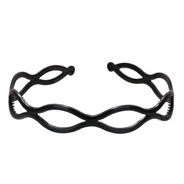 Fashion Cross Bangs Headdress Sports Headband Braided Twist Plait Hair Hoop