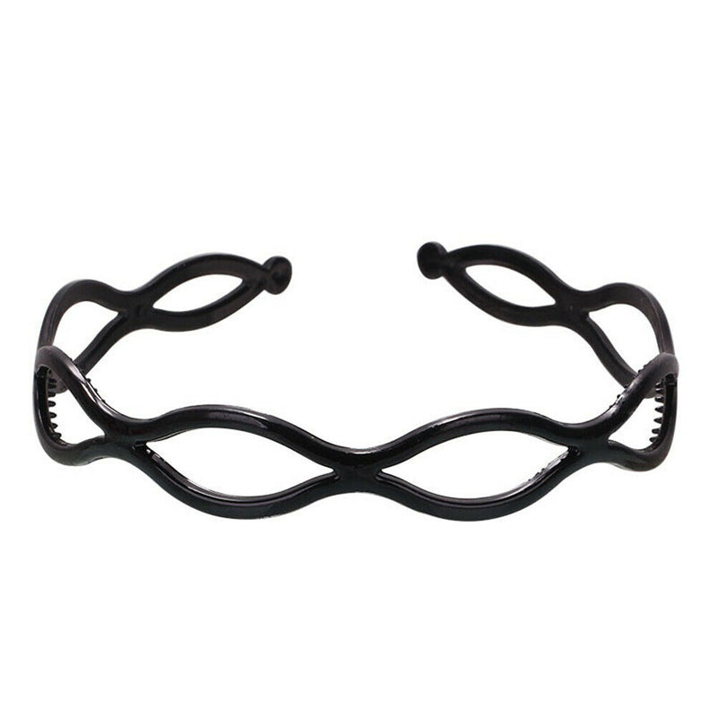 Fashion Cross Bangs Headdress Sports Headband Braided Twist Plait Hair Hoop