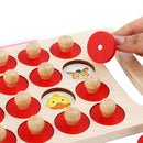 Kids Wooden Toys Memory Match Chess Game Baby Early Educational Toys Family