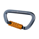 2Pcs D Shape Carabiner Auto Locking Spring Gate Keychain Karabiner for Gears
