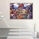 Animal DIY Full Drill Round Diamond Painting Embroidery Kits Needlework