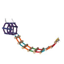 Durable Parrot Swing Exercise Toys Parrot Cage Small Pet Bridge Ladders