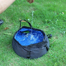 8.5L Outdoor Portable This Washbasin Wash Camping Folding Pot Camping Cookw
