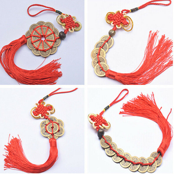 50Pcs Traditional Feng Shui Chinese Coins Lucky Fortune Wealth Jewelry Making  Z