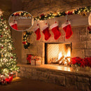 4 Pieces Christmas Stocking Holders Mantle Hooks Hanger Christmas Stocking