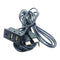 1.5M Car Vehicle Universal AUX 2 USB Audio Dashboard Mounted Extension Cable