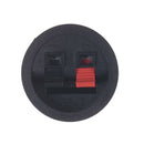 2PCS Round Flush Sub Speaker Box Terminals Wire Binding Post Push Subwoofer NMsp