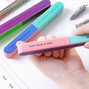 Creative printing nail file sanding sand six-sided polishing file nail tool LJ