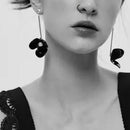 2 Lot Pair of Black Steel Eazy Captive Bead Ear Rings BCR Stud Piercing