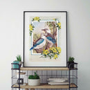 5D DIY Full Drill Square Diamond Painting 2 Birds Cross Stitch Embroidery