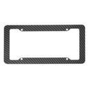 Carbon Fiber License Plate Frames Cover for Front Rear Bracket with Screws