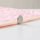 Pet Pad Summer Cooling Mat Dog Beds Mats Blue Pet Ice Pad Cool Cold Silk Mo B3W6