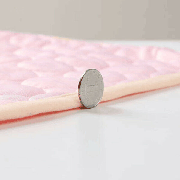 Pet Pad Summer Cooling Mat Dog Beds Mats Blue Pet Ice Pad Cool Cold Silk Mo B3W6