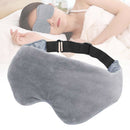 Women Men Sleeping Adjustable Strap Hot Cold Therapy Weighted Eye Patch Zipper