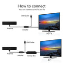 Strip Shape Indoor HD Signal Amplifier Digital TV Antenna HDTV 80 Miles Ran