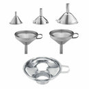 3 Piece Kitchen Funnel Stainless Steel  Oil Wine Liquid Funnel Household U ZML