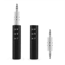 Wireless 3.5mm jack Bluetooth Car Kit Handsfree Music Audio Receiver Adapter Mic