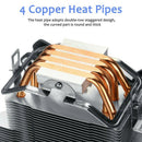 Cpu Cooler 4 Heatpipes 3Pin 120Mm Led Rgb Fan Silent For Lga 775/115X//1366