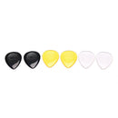 6pcs durable guitar picks for acoustic electric guitar bass clear plectrum gxTOC