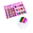 Pink 150 Color Children'S Watercolor Pen Crayon Gouache Set Art Painting Br