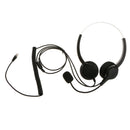 Handsfree Call Center RJ9 Plug Binaural Headset With Microphone For