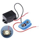 Mechanical buzzer 9V with lead vibrating buzzer 22x16x14mm with battery holdeME