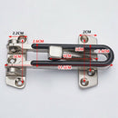 Metal Hasp Latch Lock Door Security Safety Hasp Lock Anti-Theft Chain Lock