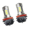 2X H11 H8 Super Bright White LED Bulbs 27SMD 21W Lamp For FogLight Headlight