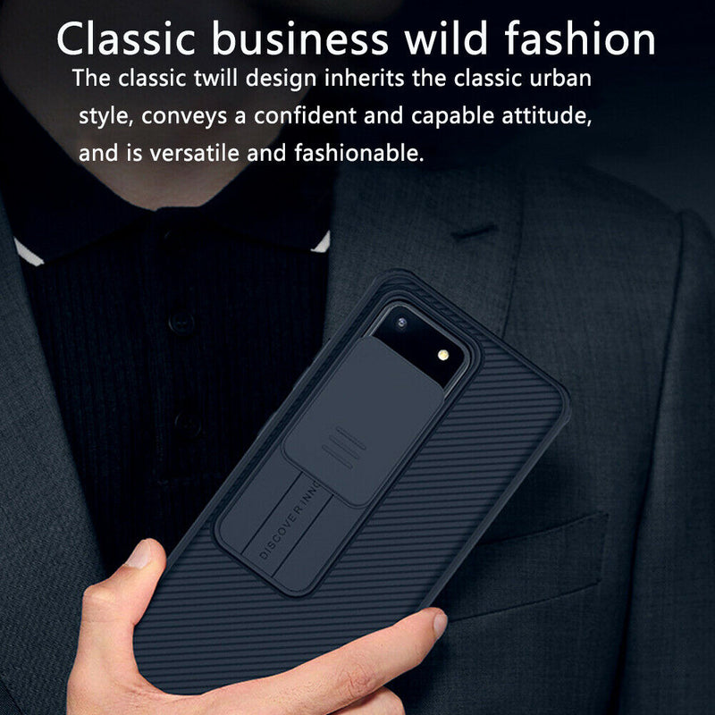 Drop Resistant Phone Case Fitted With Camera Cover Sweatproof For S20 Ultra