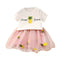 Cute Baby Girls Clothes Sets Summer Short Sleeve Pineapple Print T Shirts A O5Q5