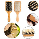 2Pcs Comb Hair Care Brush Massage Wooden Spa Massage Comb Anti Static Hair  R4R7