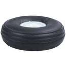 3.5 Inch RC Airplane Black PU Tire Wheel With Beige Plastic Hub Super Light H7J1