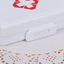 7 days Foldable Mini Pill Box Container Drug Tablet Storage Travel Case HolderME