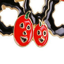 Halloween Enamel Pin Trick or Treat Ghost Pumpkin Brooch Bags Punk Jewelry G Hn