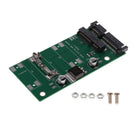 Mini Pci-e mSATA to SATA 2.5" Adapter Card Converter Support 50mm mSATA SSD