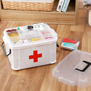 First Aid Kit Waterproof Plastic Storage Box Portable Outdoor Travel Car Dr
