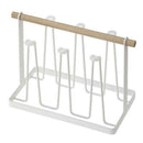 1pc Creative Metal Storage Rack Stylish Mugs Cups Holder Draining Rack Wood X6T7