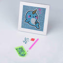 5D DIY Full Drill Special Shaped Diamond Painting Cute Whale Cross Stitch