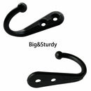 24 Pieces Coat Hooks Wall Mounted Robe Hook Single Coat Hanger No Scratch a S5W1