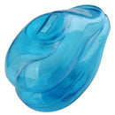 2PCS Blue Clear Silicone Ear Cover Hair Dye Shield Protect Salon Color