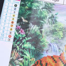 Diamond Embroidery DIY Diamond Painting Tiger Family Forest Cross Stitch