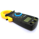 Electric LCD Digital Clamp Multimeter AC-DC Volt Ammeter Black