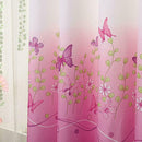2x1m Sitting Room Balcony Cafe Butterfly Printed Gauze Shade Cloth Curtain